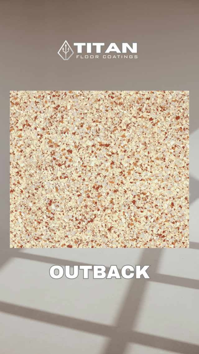 Outback epoxy flake colour