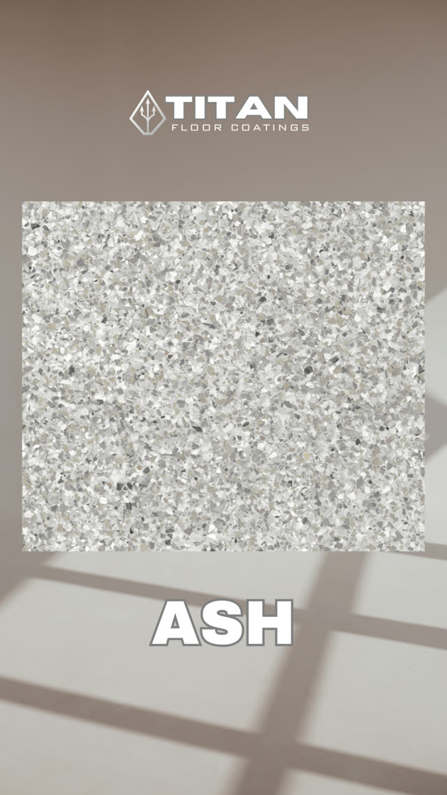 Ash epoxy flake colour