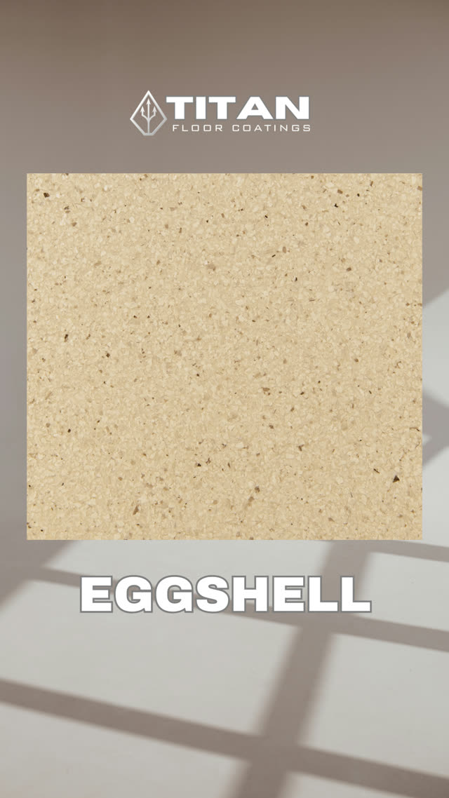 Eggshell epoxy flake colour